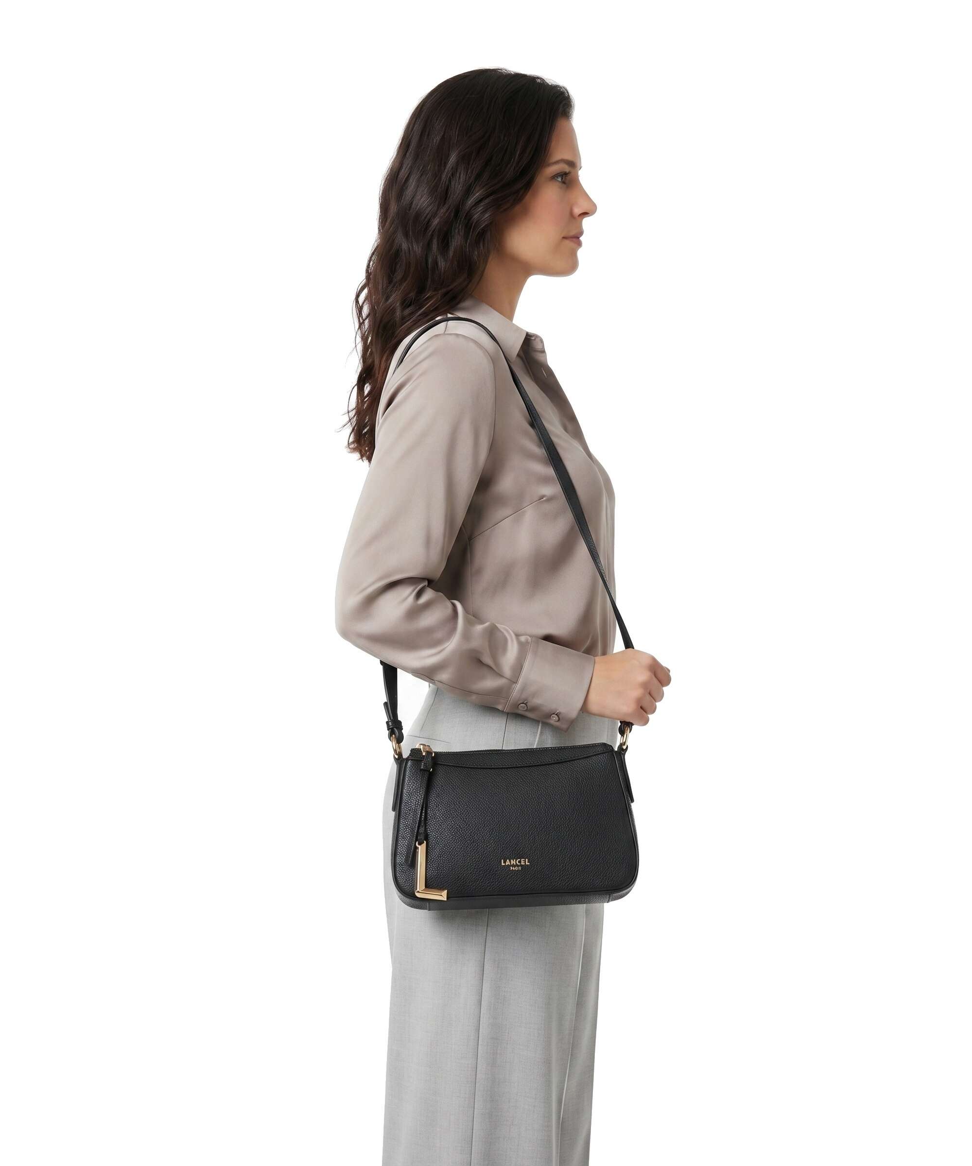 Lancel Faubourg Mini Crossbody bag black