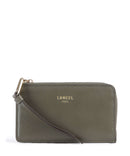 Lancel Origami Tarjetero dark khaki