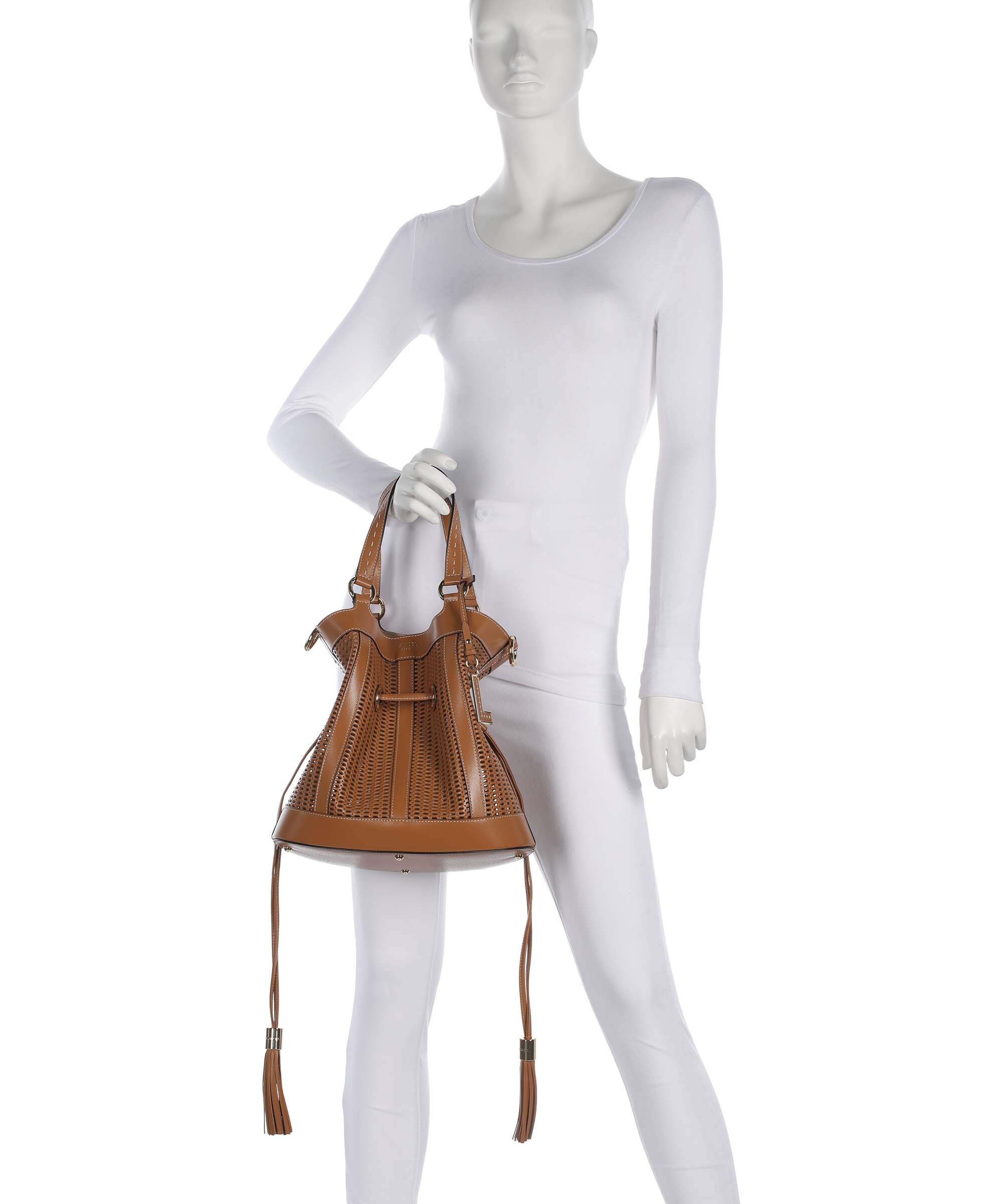 Lancel Premier Flirt M Bucket bag camel