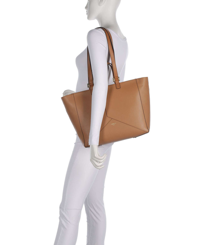 Lancel Enveloppe M Tote bag camel