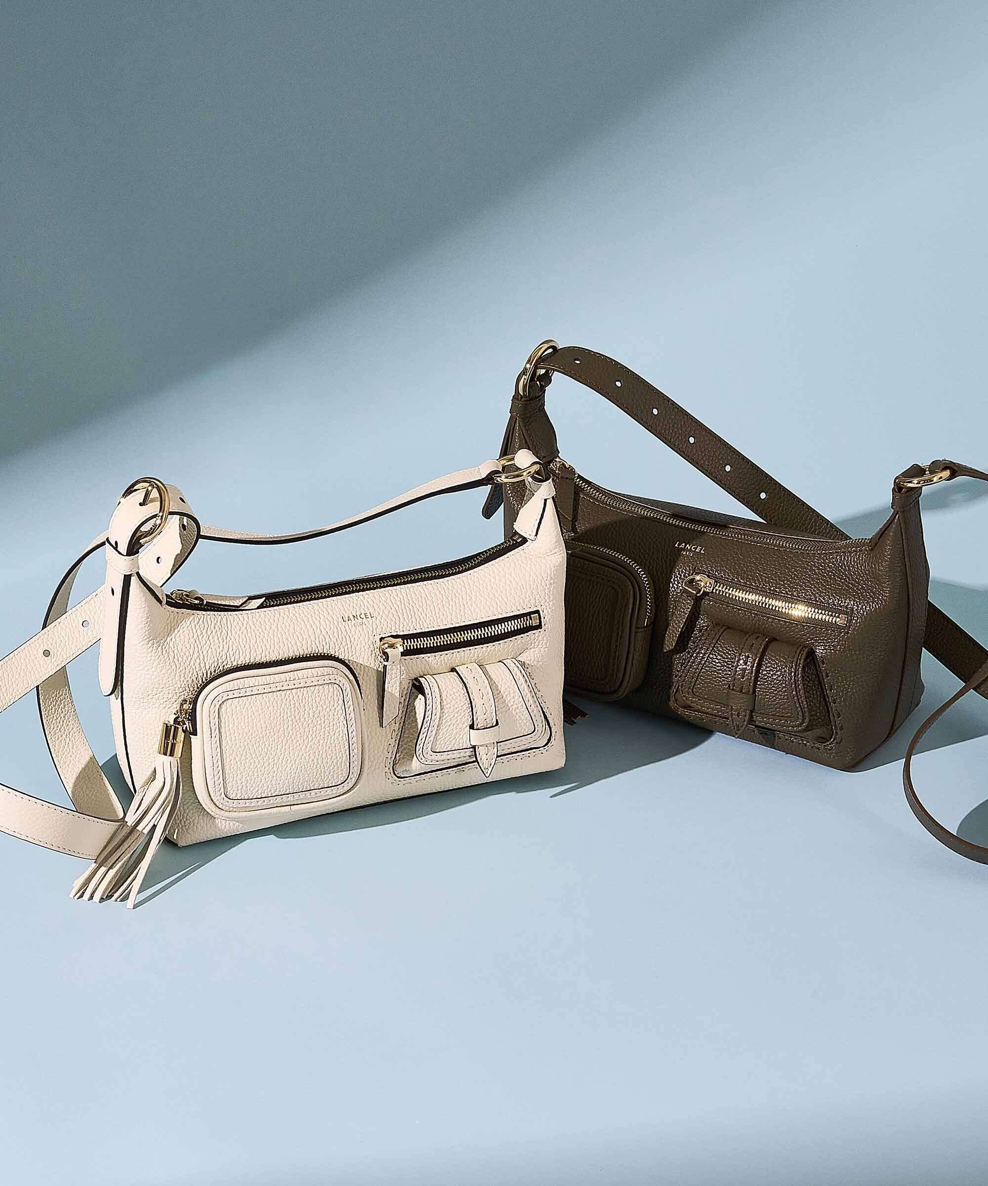 Lancel Premier Flirt S Crossbody bag dark khaki