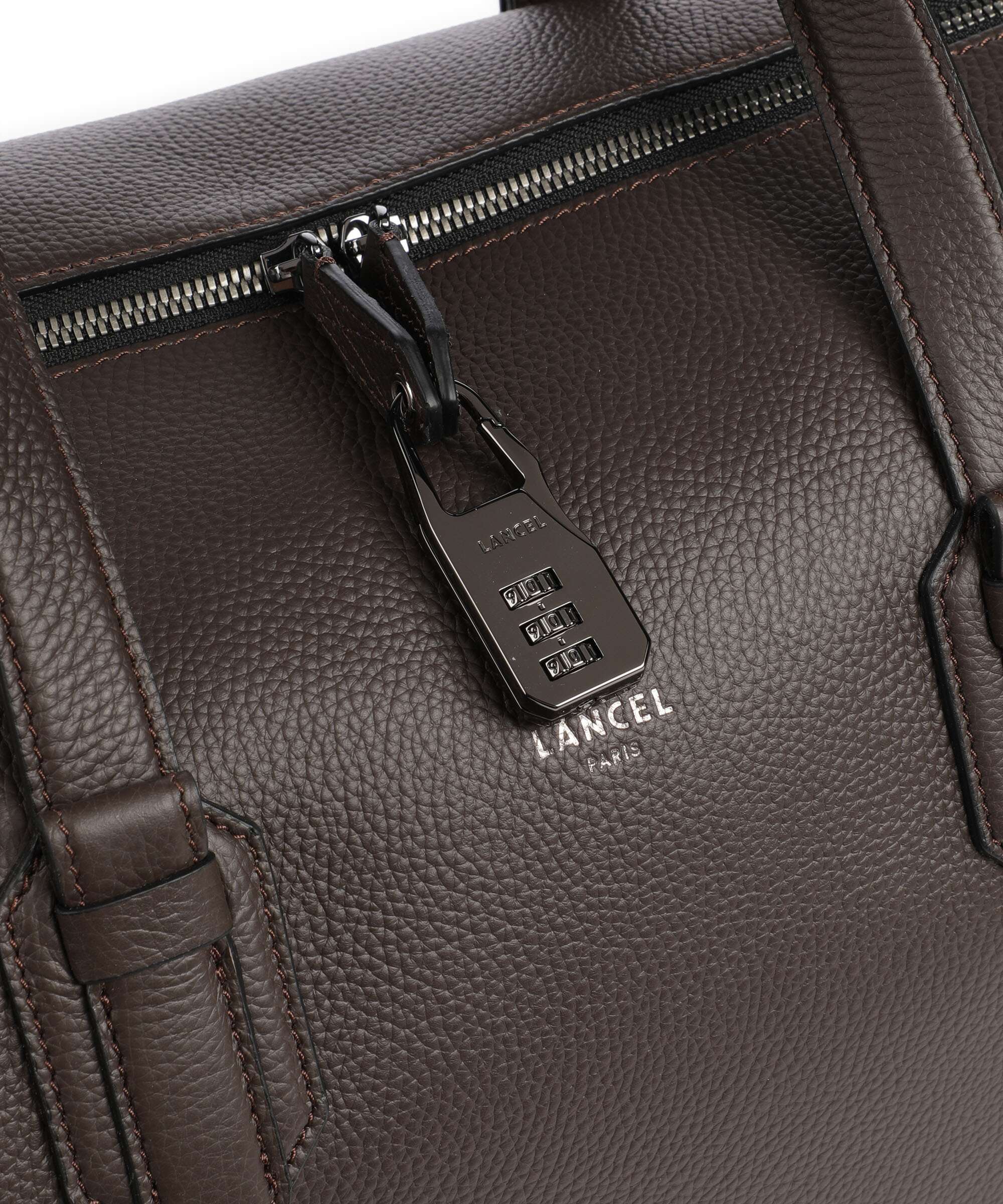 Lancel Charlie Weekend bag macadamia