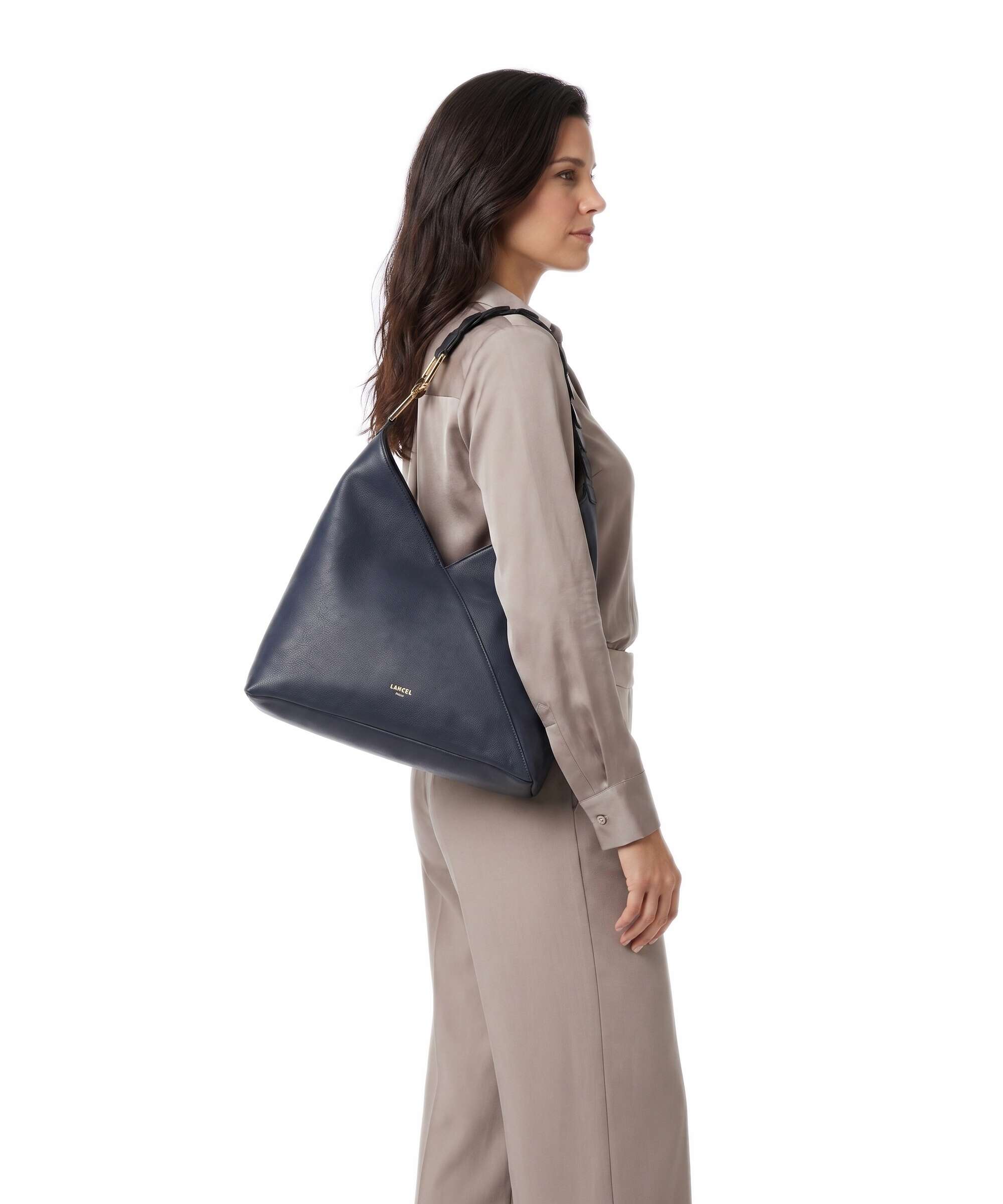 Lancel Pagode L Hobo bag ultramarine