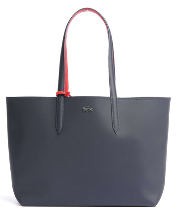 Lacoste Anna Bolsa shopping marine rouge