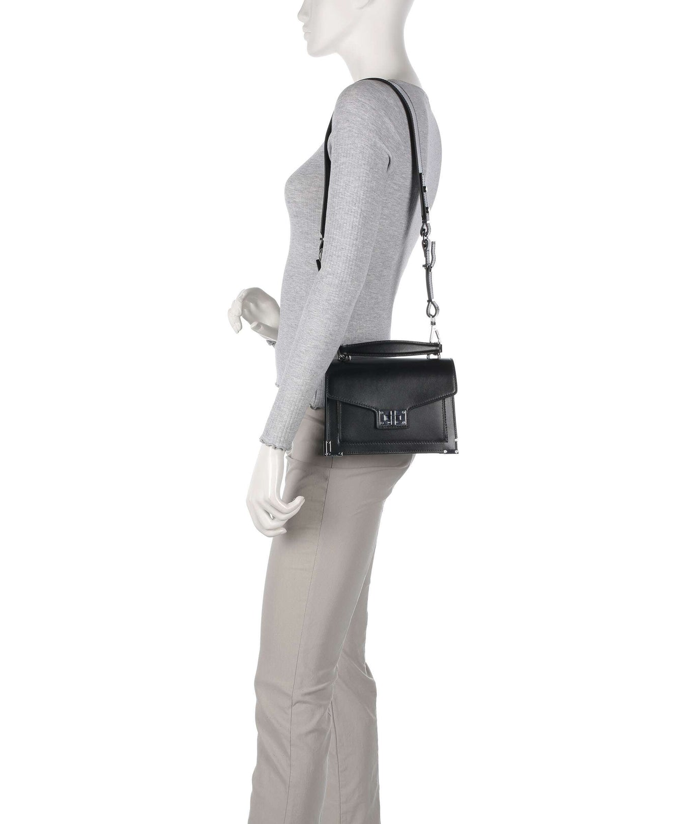 The Kooples Emily Crossbody bag black brut