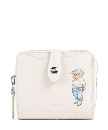 Polo Ralph Lauren Bear Eran Cable Wallet ivory