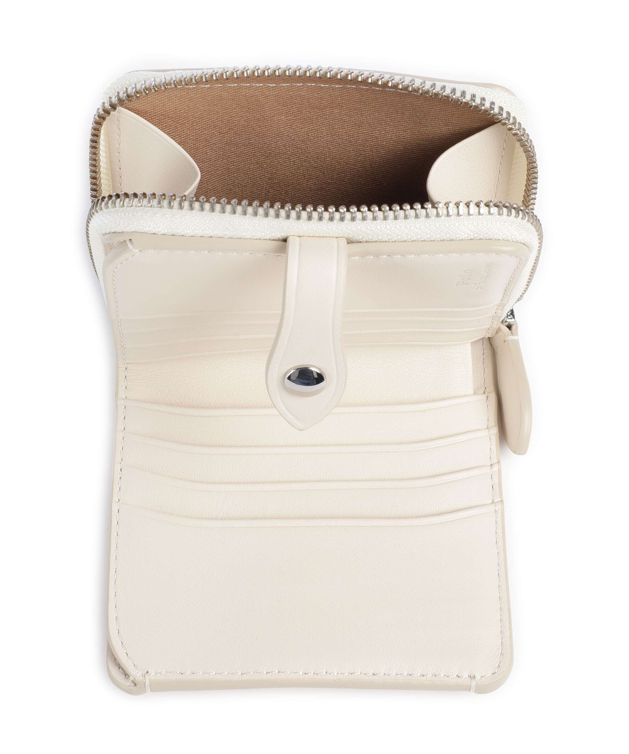 Polo Ralph Lauren Bear Eran Cable Wallet ivory