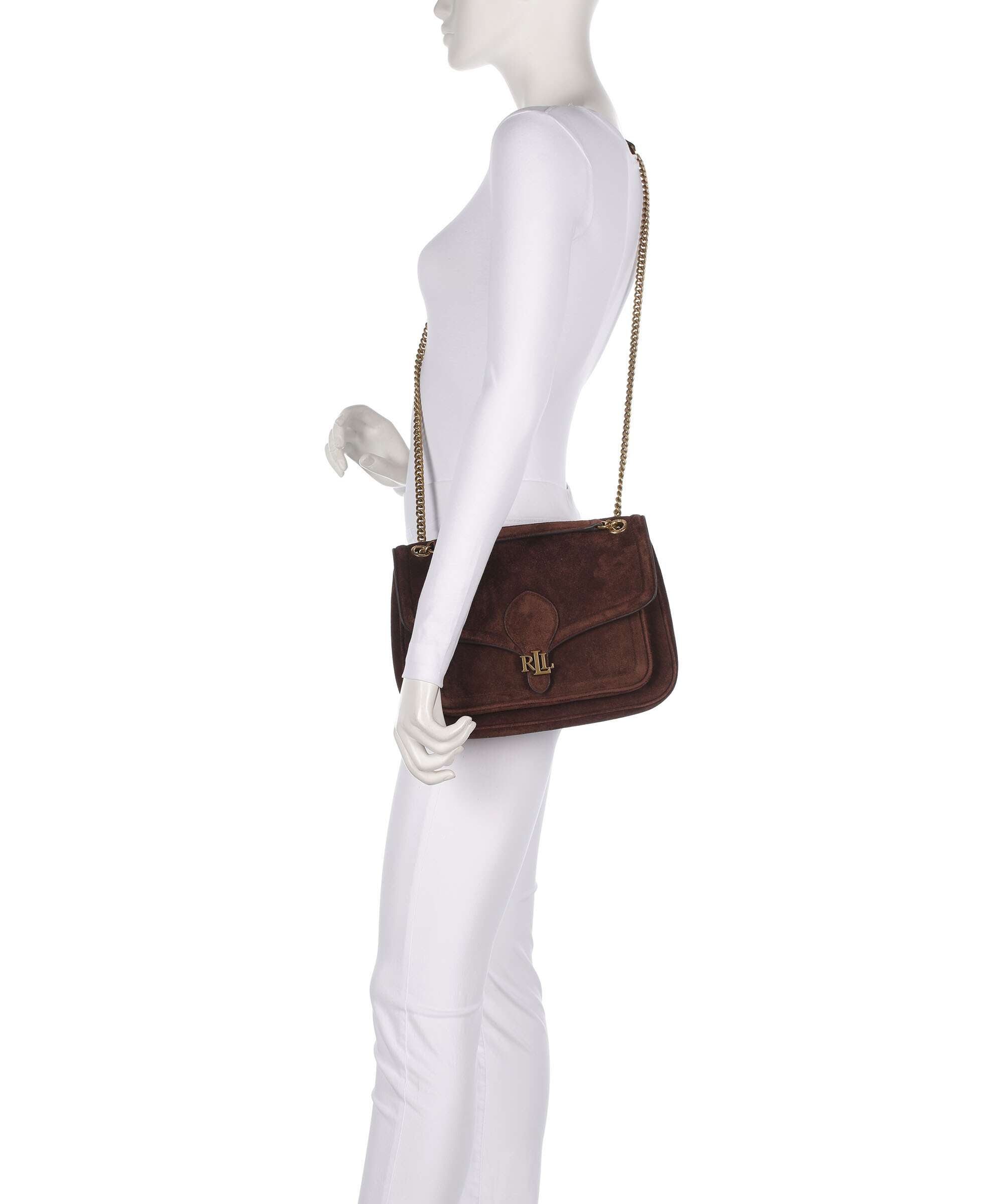 Lauren Ralph Lauren Bradley Medium Shoulder bag dark hickory
