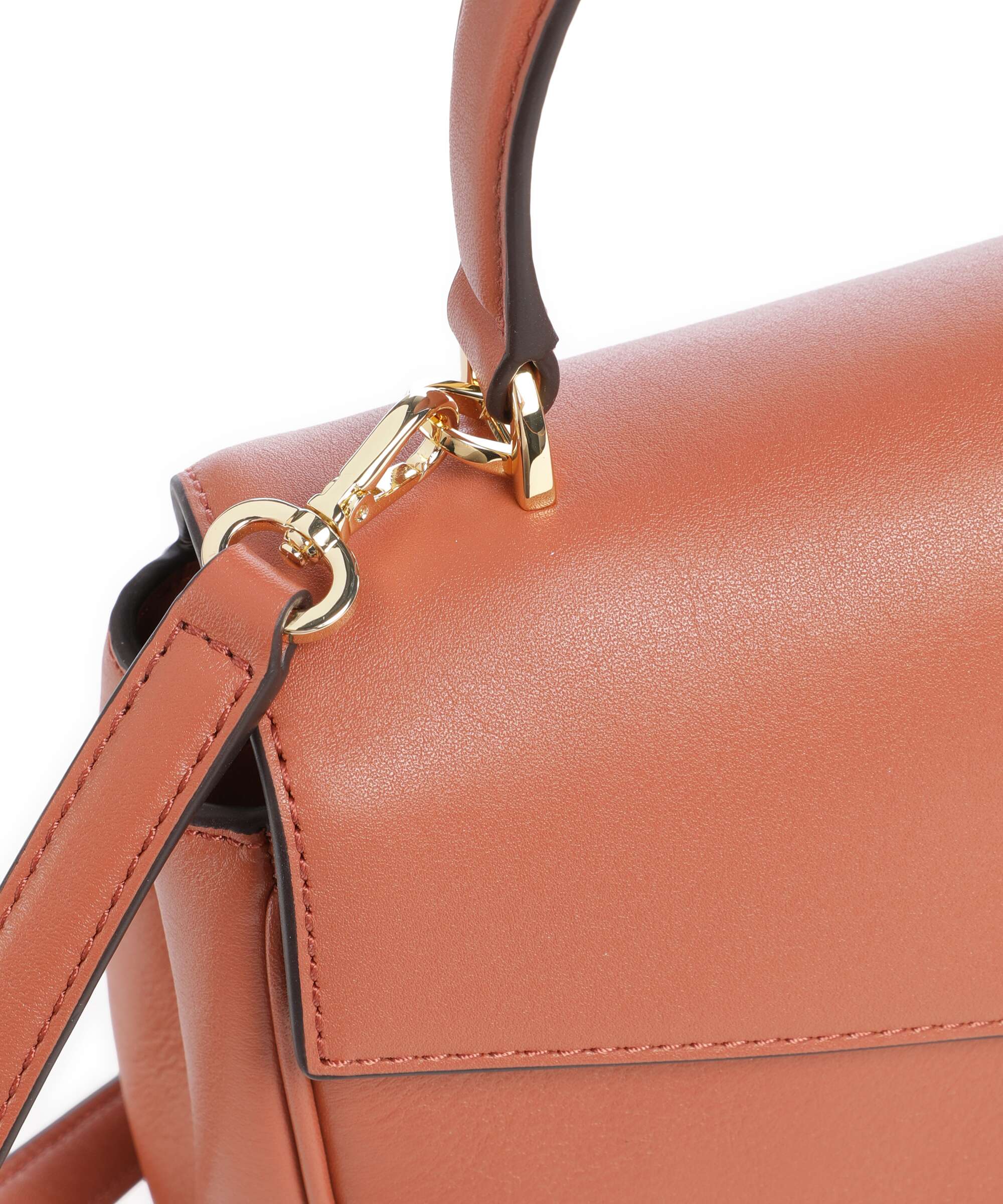 Lauren Ralph Lauren Farrah Small Handbag red terracotta