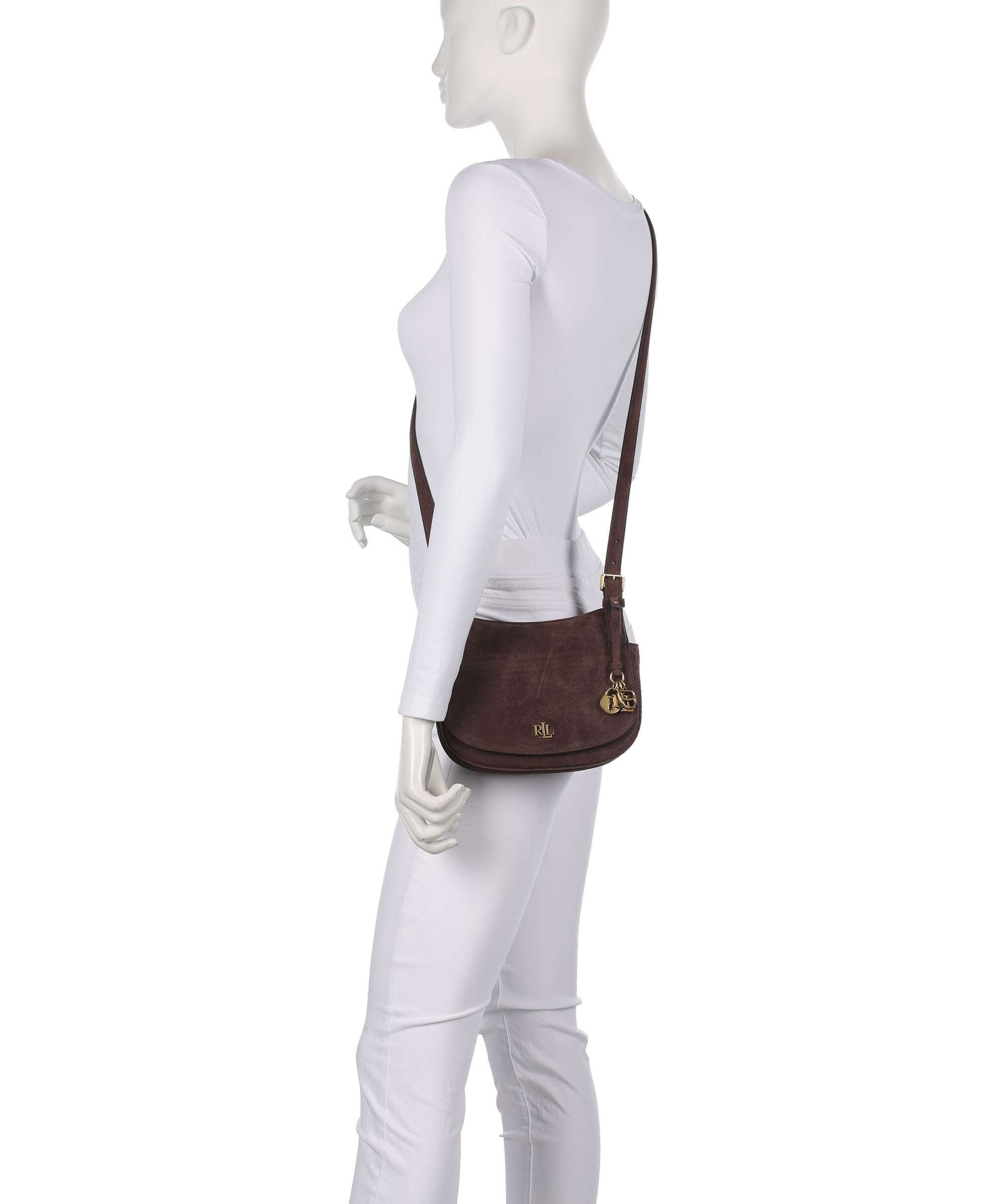 Lauren Ralph Lauren Marcy Medium Crossbody bag chestnut brown