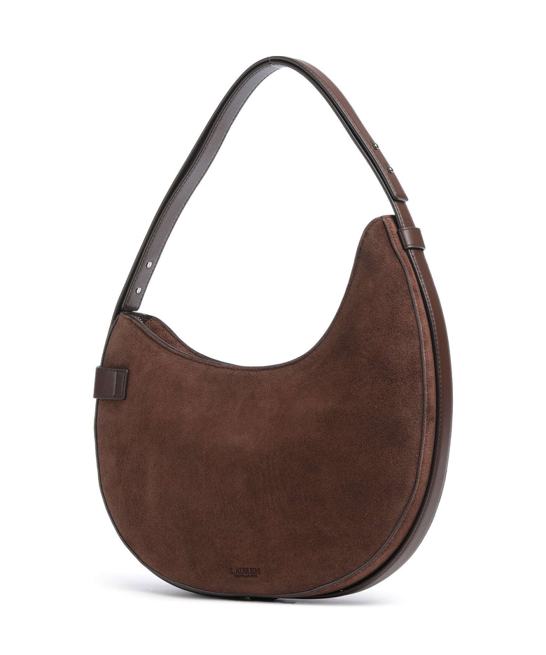 Lauren Ralph Lauren Tasha Large Hobo bag dark hickory
