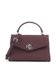 Lauren Ralph Lauren Farrah Small Bandolera dark garnet