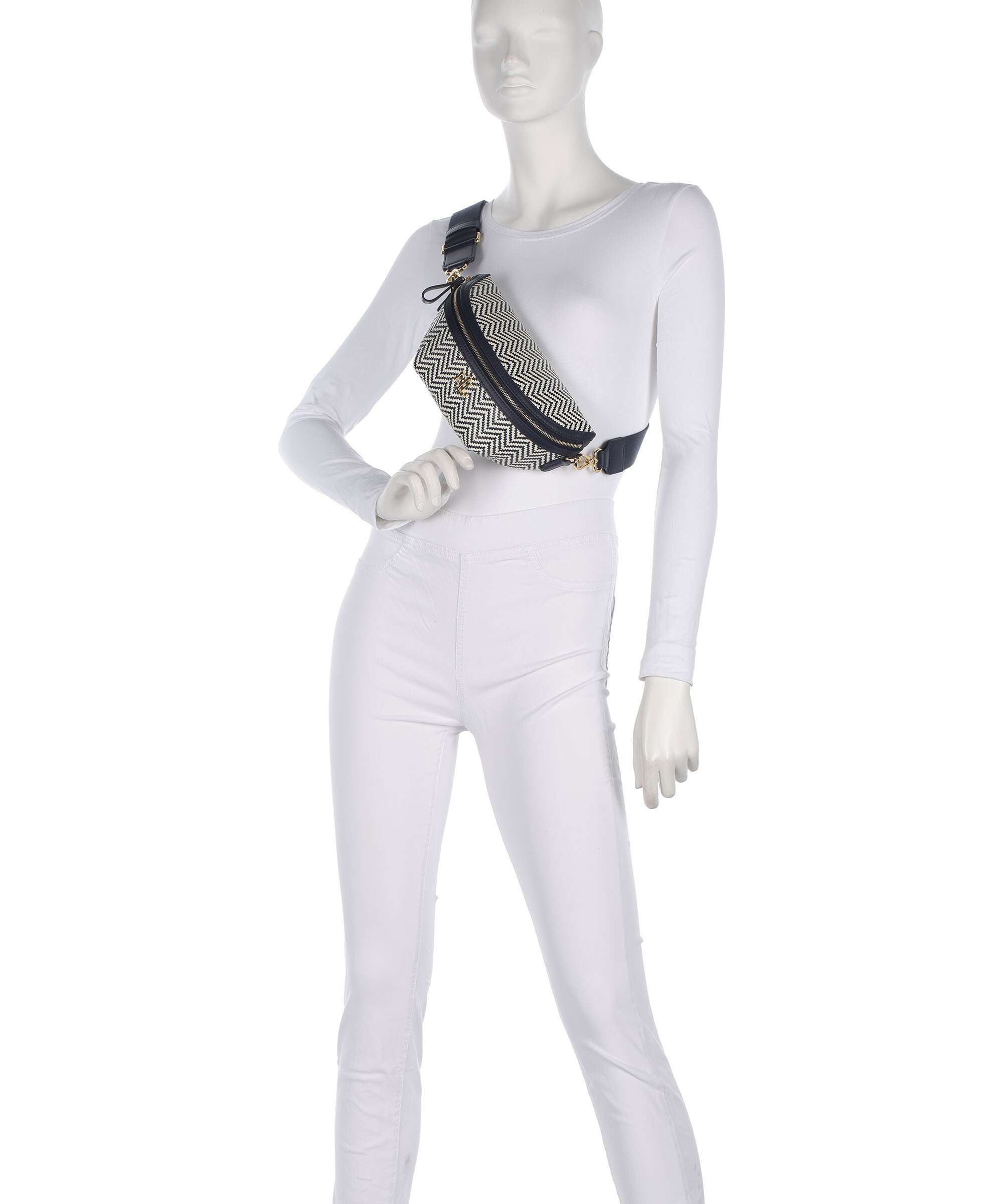 Lauren Ralph Lauren Marcy Belt bag refined navy/soft white