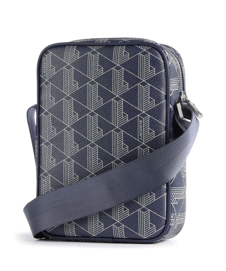 Lacoste The Blend Crossbody bag monogram/marine/blanc
