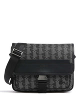 Lacoste The Blend Bolso de mensajero monogram noir/gris