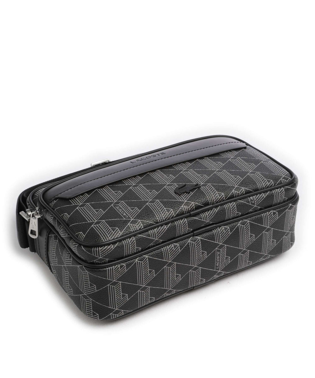 Lacoste The Blend Crossbody bag monogram noir/gris