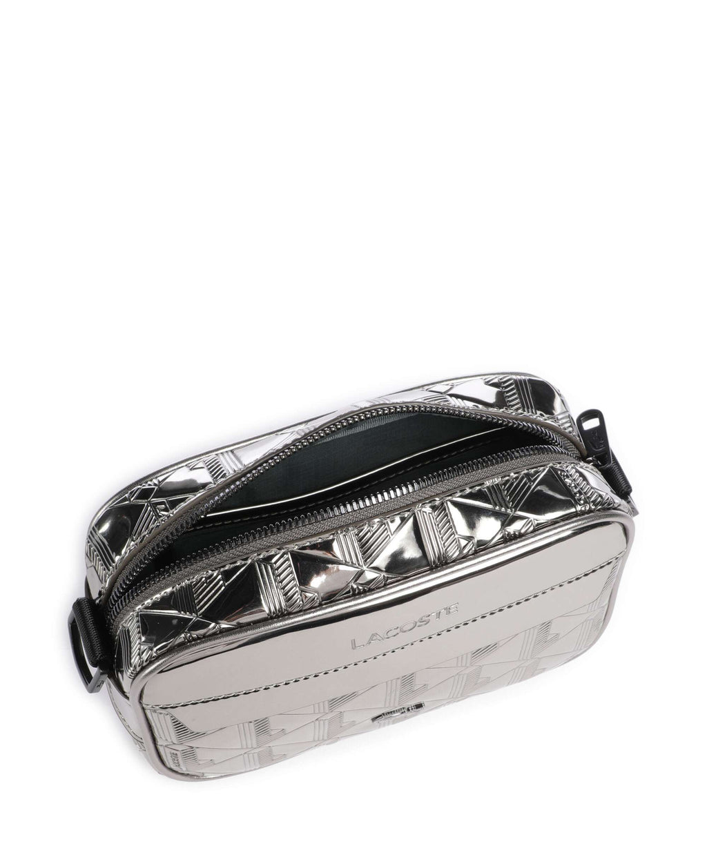 Lacoste TheBlend Crossbody bag silver/black