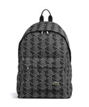 Lacoste Neocroc Mochila mono jacquard denim noir