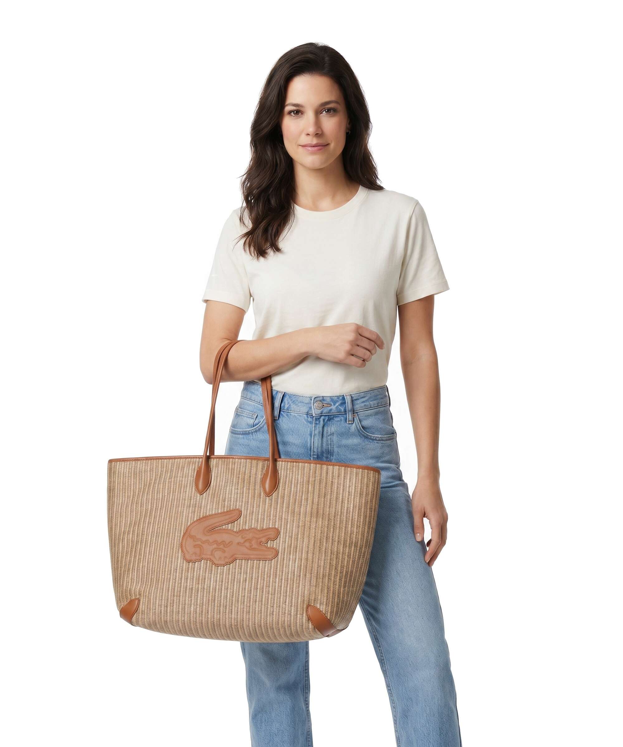Lacoste Summer Pack Tote bag natural/tan