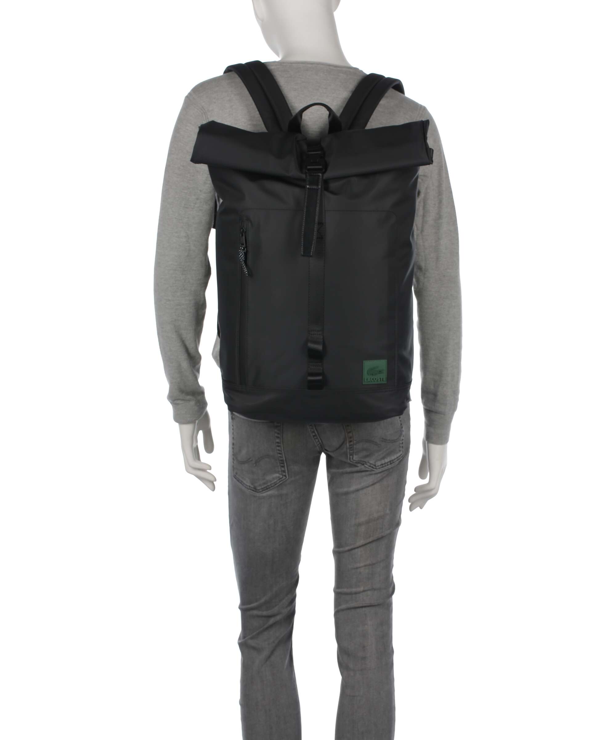 Lacoste In Motion Rolltop backpack noir