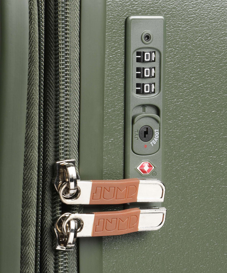 Jump Uppsala Rigide Spinner (4 wheels) moss green