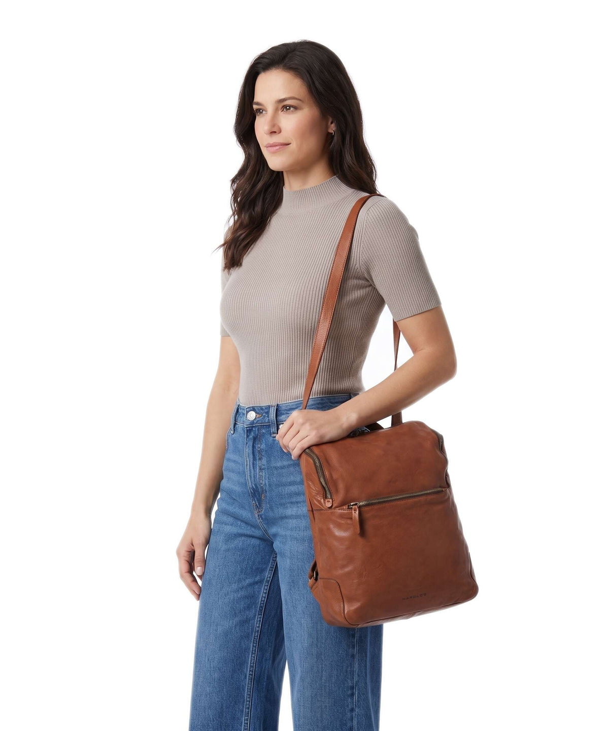 Harold's Submarine Backpack bag cognac
