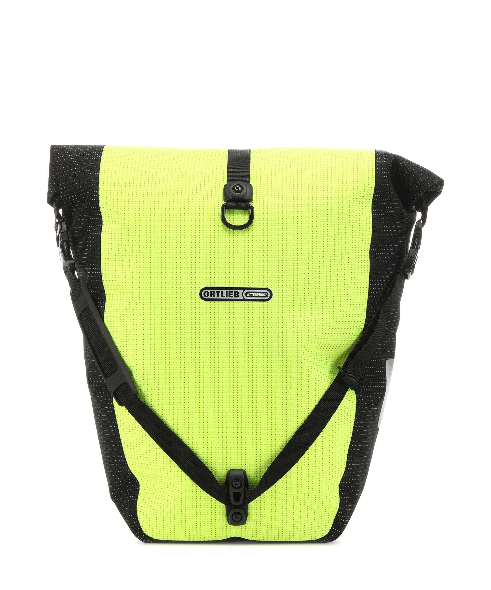 Ortlieb Back-Roller High Visibility QL2.1 Bike pannier neon yellow/black reflective