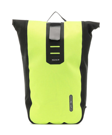 Ortlieb Velocity High-Vis 23 Mochila roll-top neon yellow/black reflective