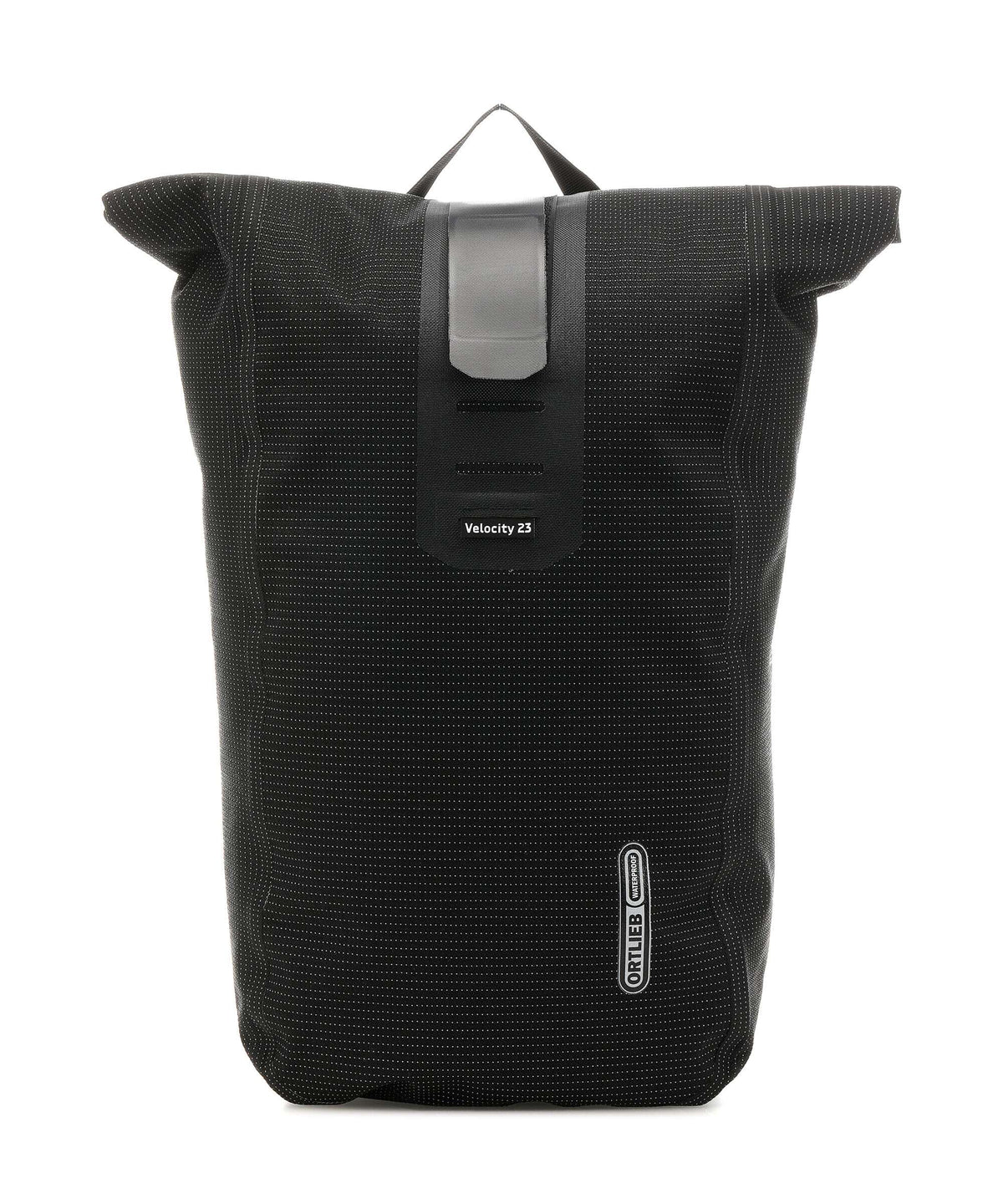 Ortlieb Velocity High-Vis 23 Rolltop backpack black reflective