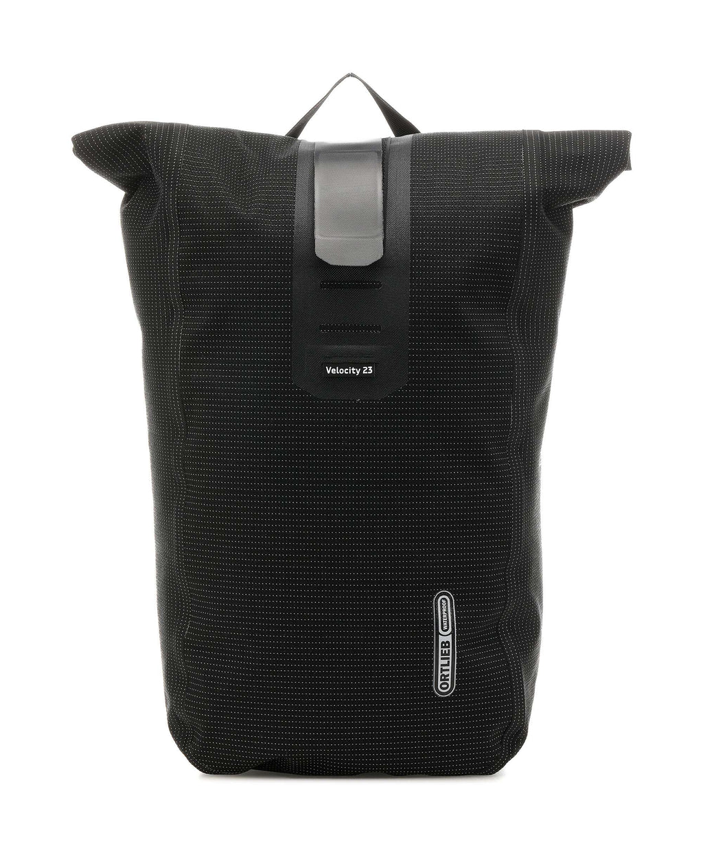 Ortlieb Velocity High Visibility 23 Rolltop backpack black reflective