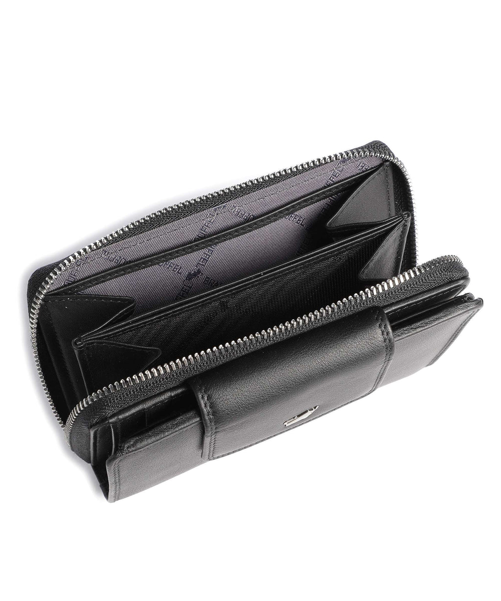Braun Büffel Golf Secure Wallet schwarz