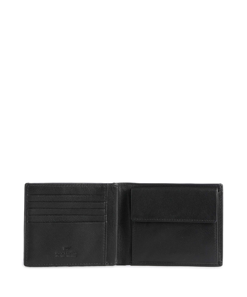 Braun Büffel Henry Wallet schwarz