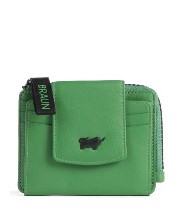Braun Büffel Capri RFID Tarjetero grün