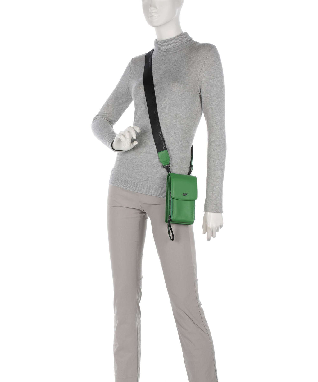 Braun Büffel Capri RFID Phone bag grün
