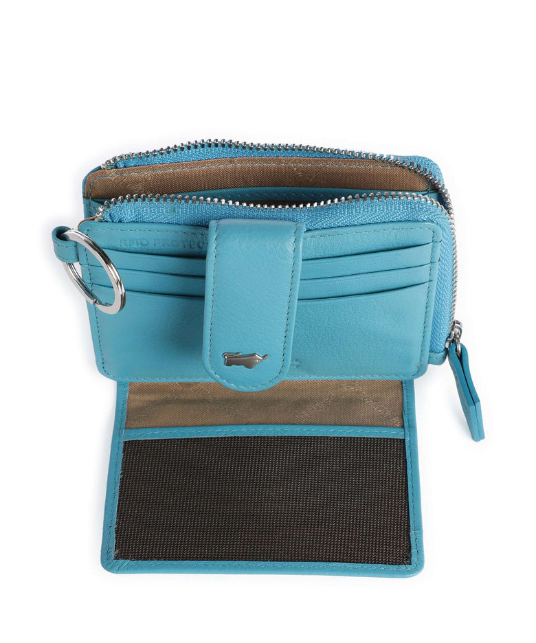 Braun Büffel Joy Credit card holder türkis