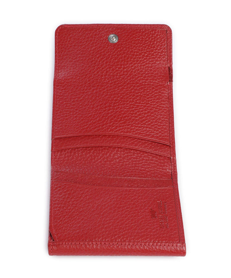 Braun Büffel Asti Wallet red