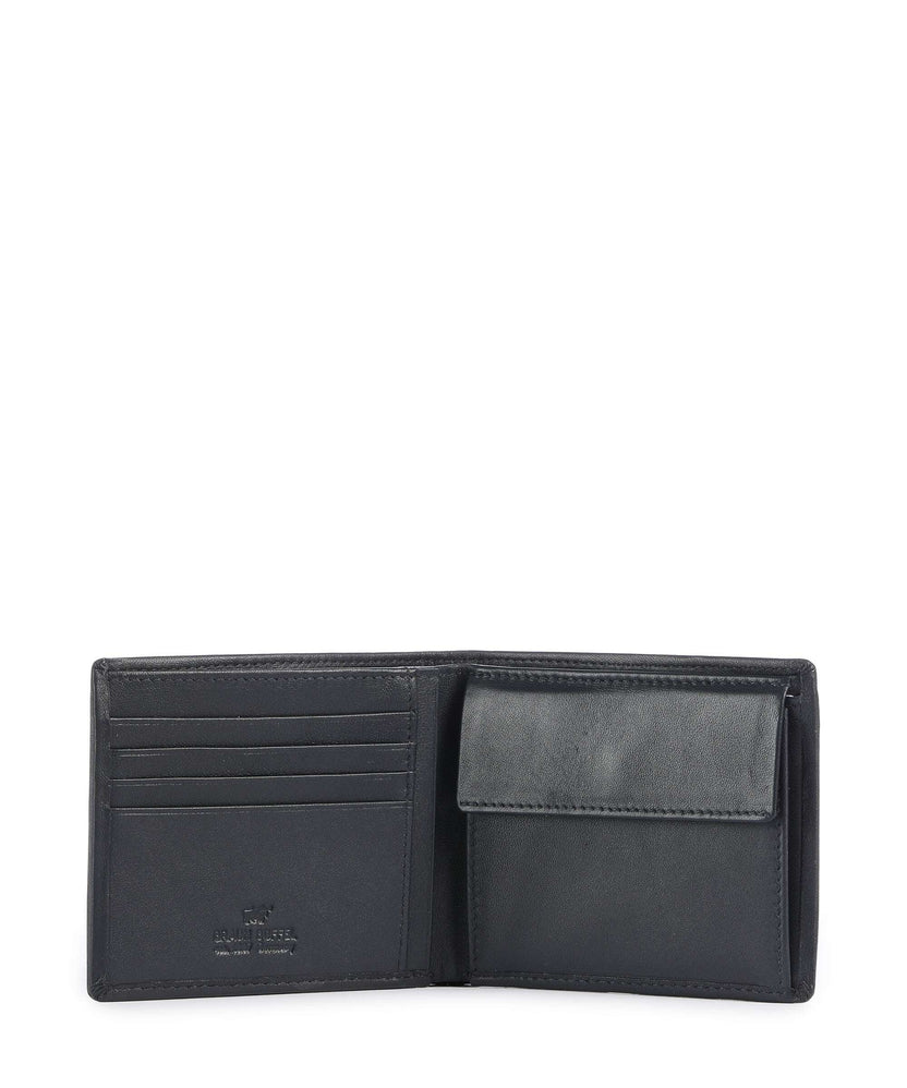 Braun Büffel Hannes RFID Wallet navy
