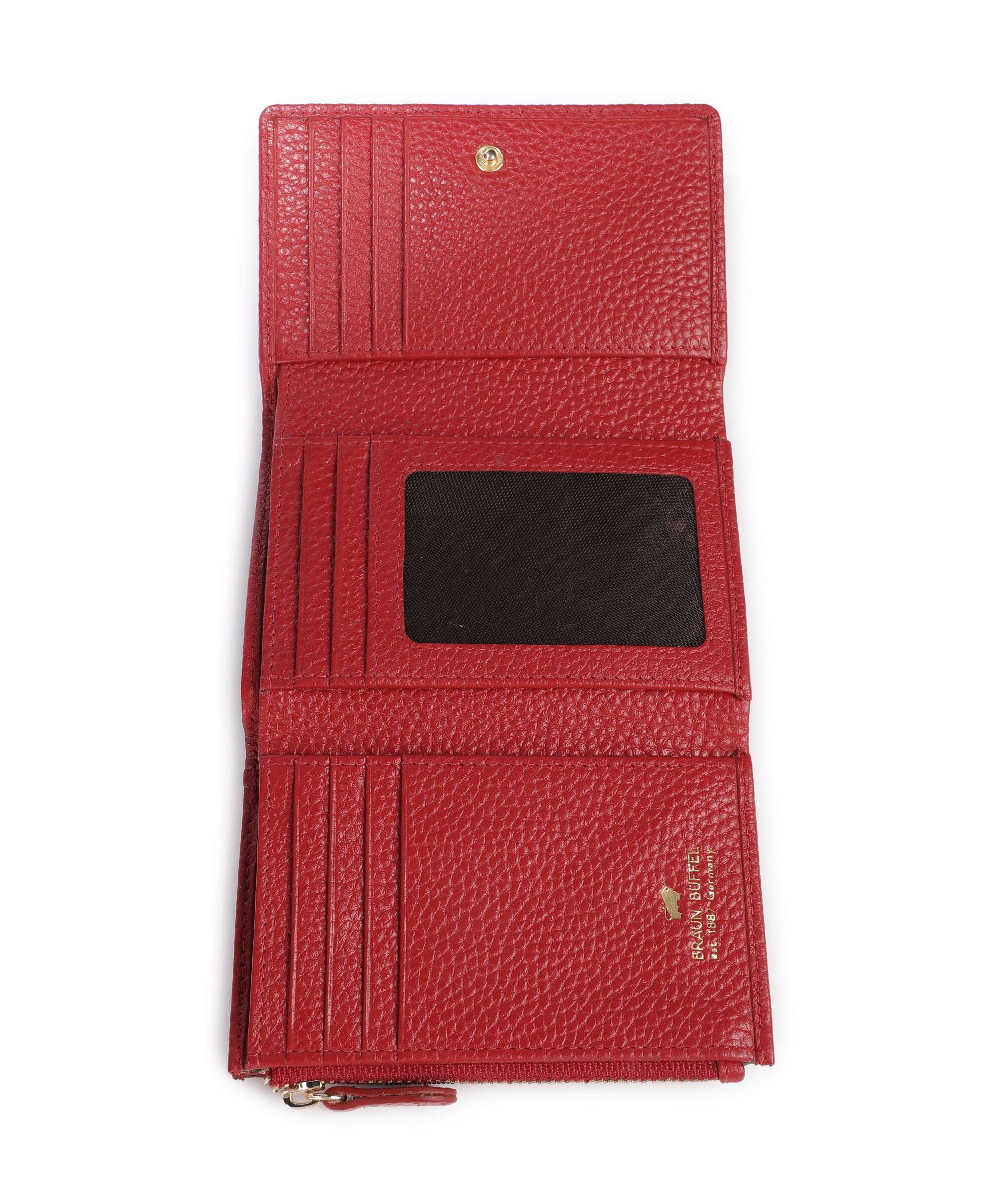 Braun Büffel Asti S Wallet rot