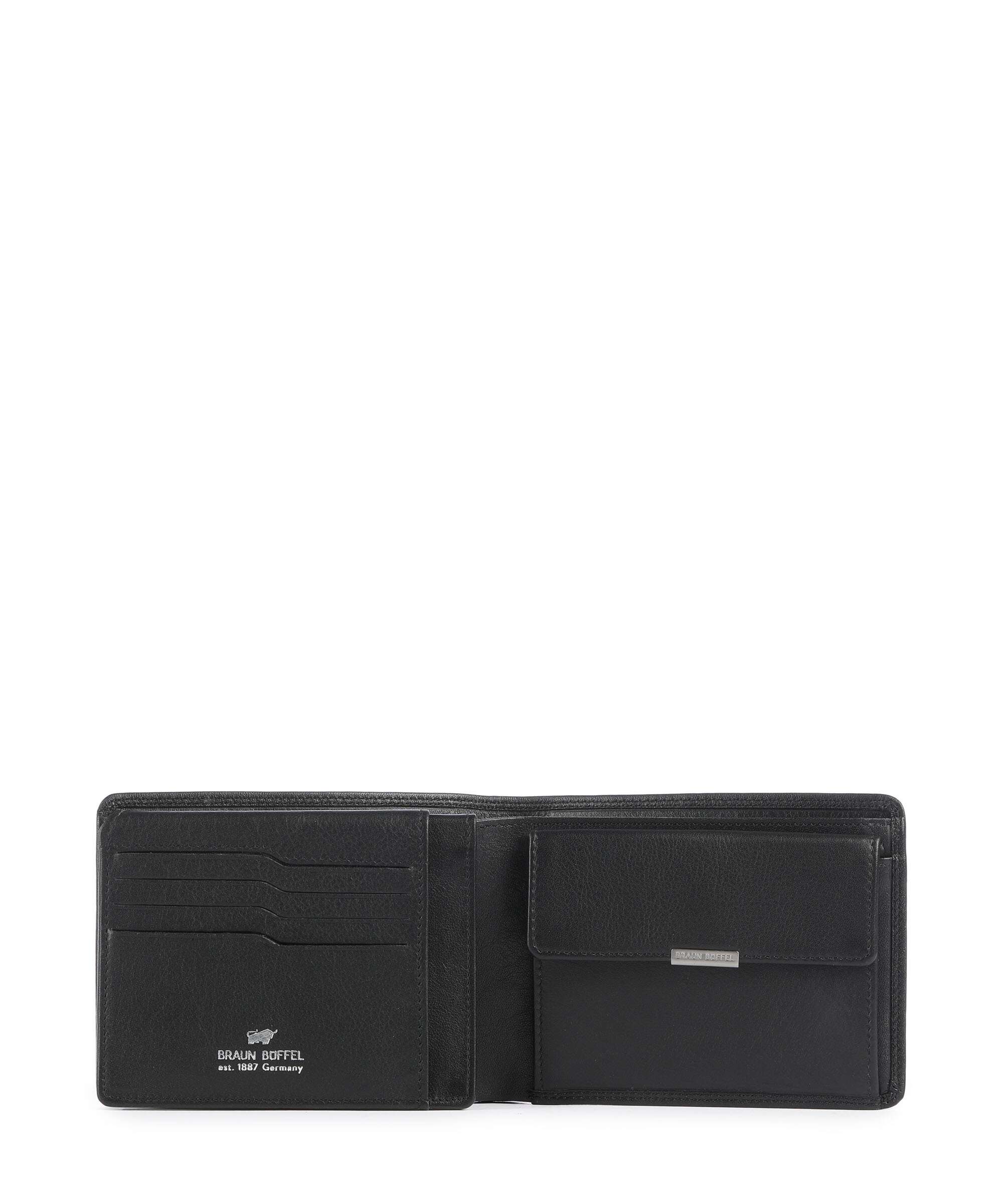 Braun Büffel Golf RFID Wallet schwarz