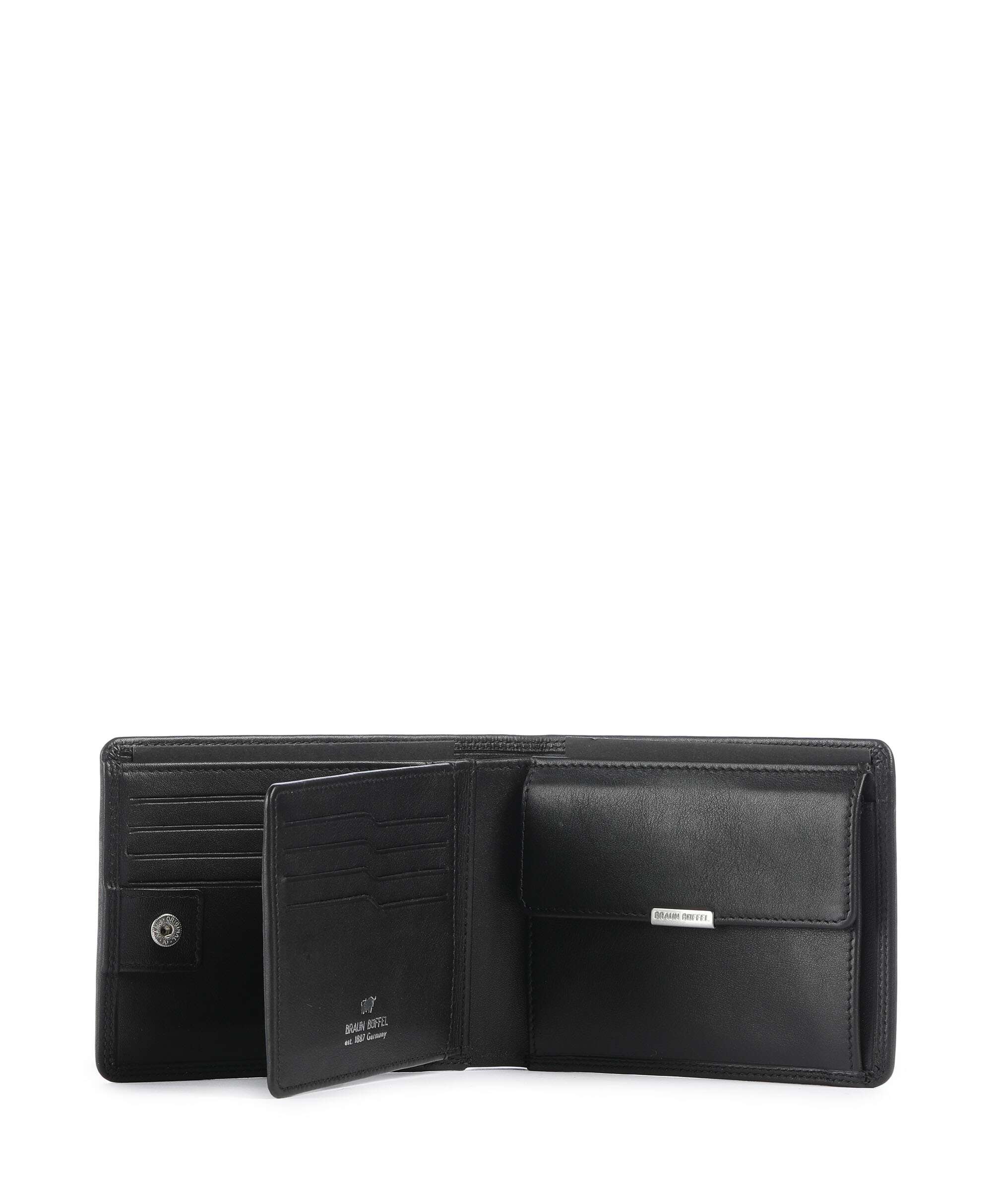 Braun Büffel Golf RFID Wallet schwarz