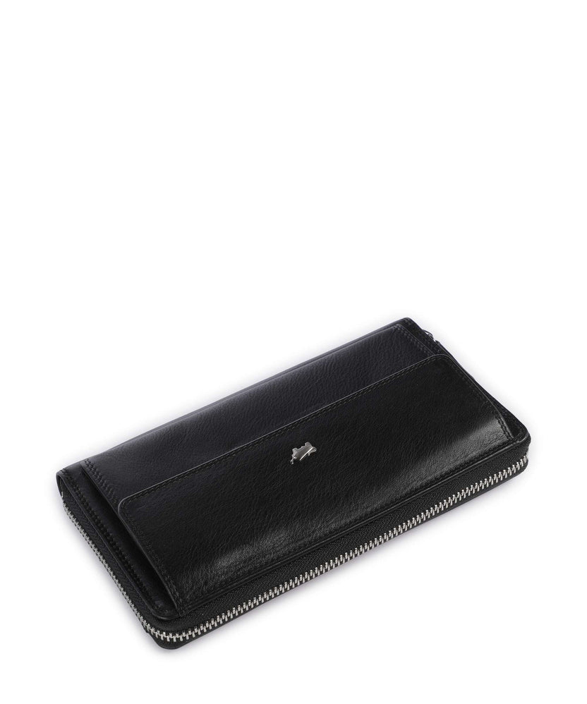 Braun Büffel Golf RFID Wallet schwarz