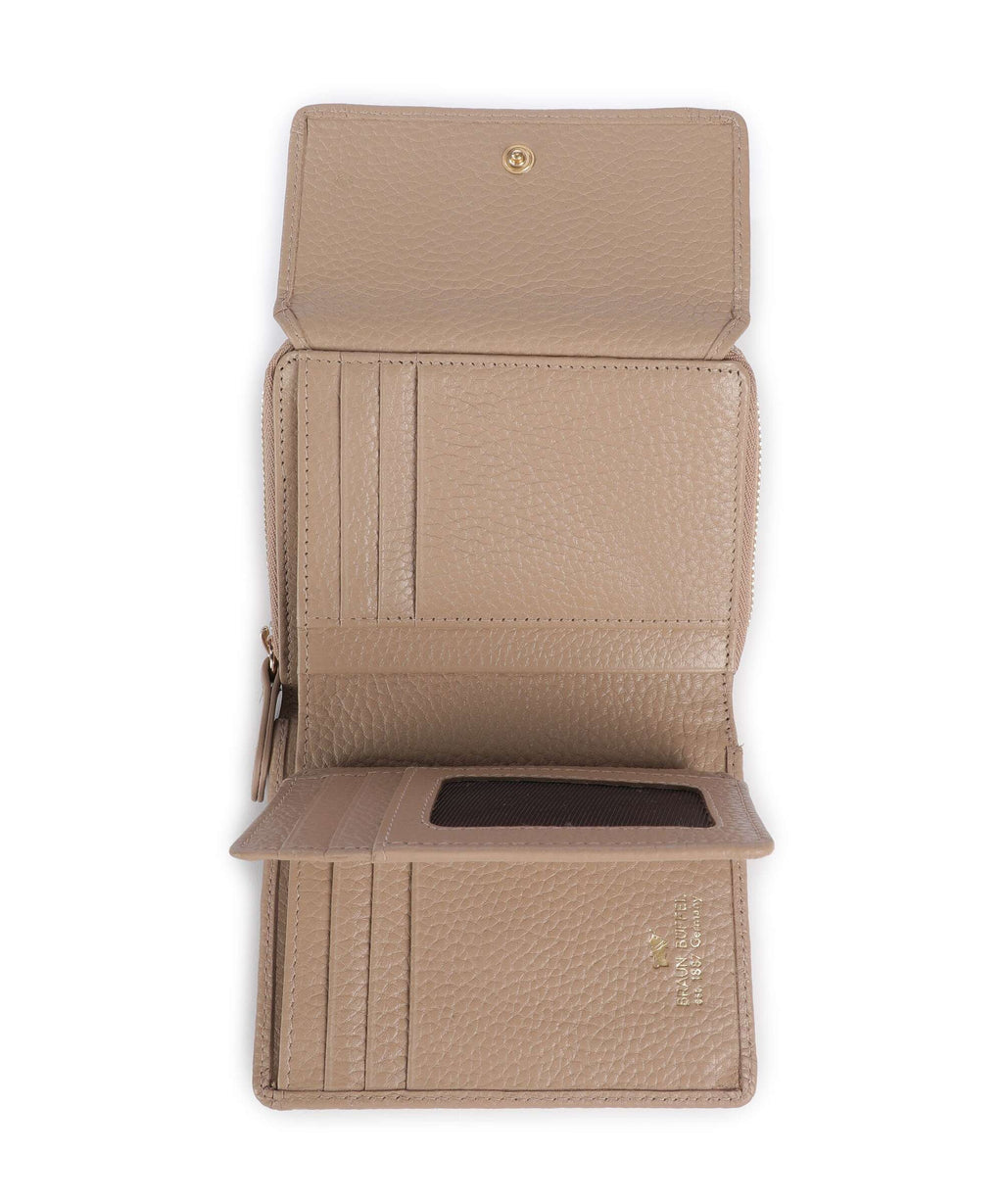Braun Büffel Asti M Wallet caramel