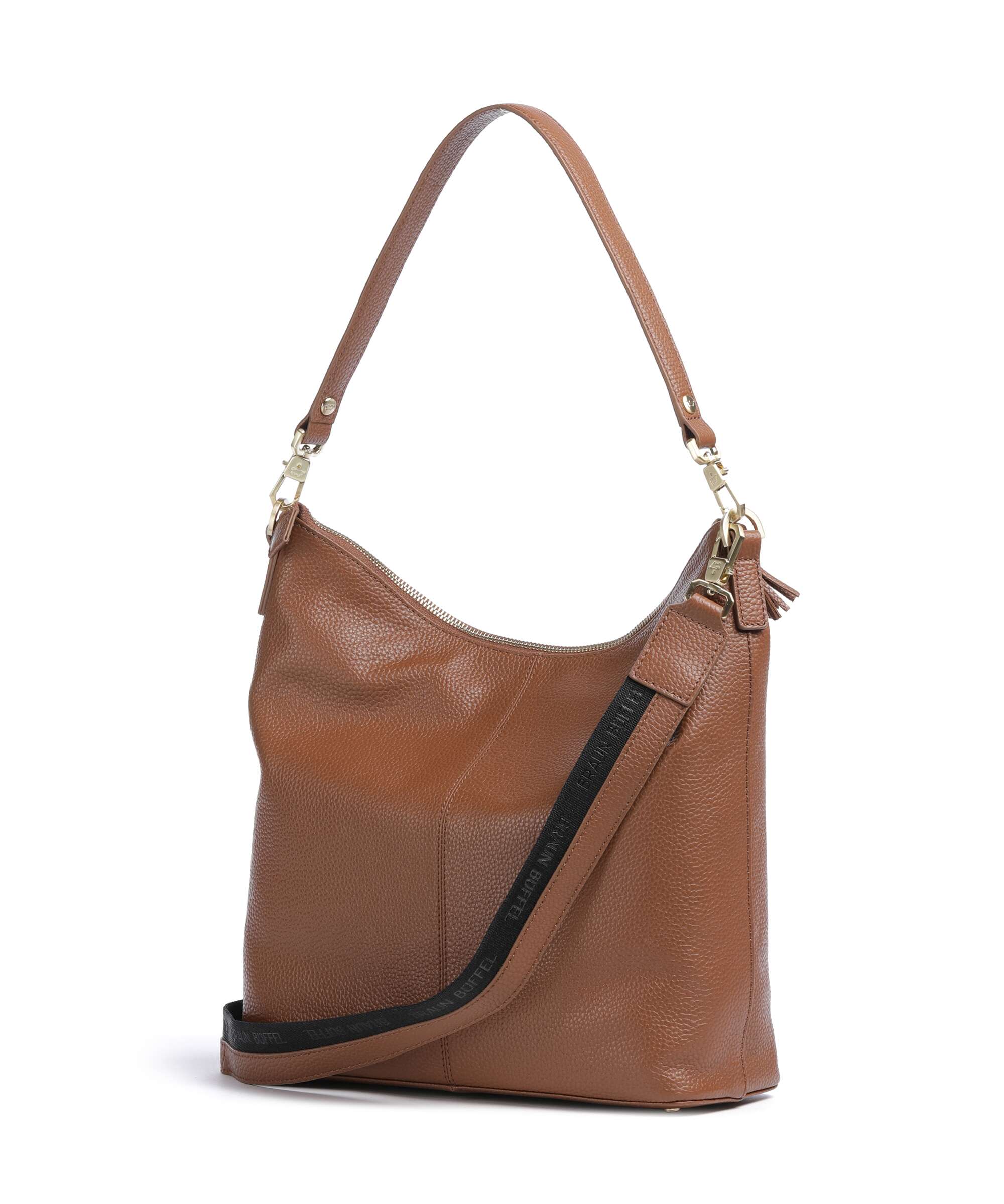 Braun Büffel Hanna M Hobo bag saddle brown