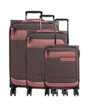 Travelite Viia Suitcase set (4 wheels) frühlingsrose