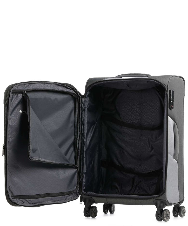 Travelite Viia Spinner (4 wheels) schiefer
