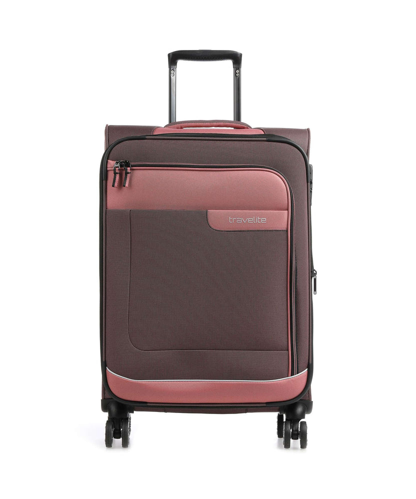 Travelite Viia Spinner (4 wheels) frühlingsrose