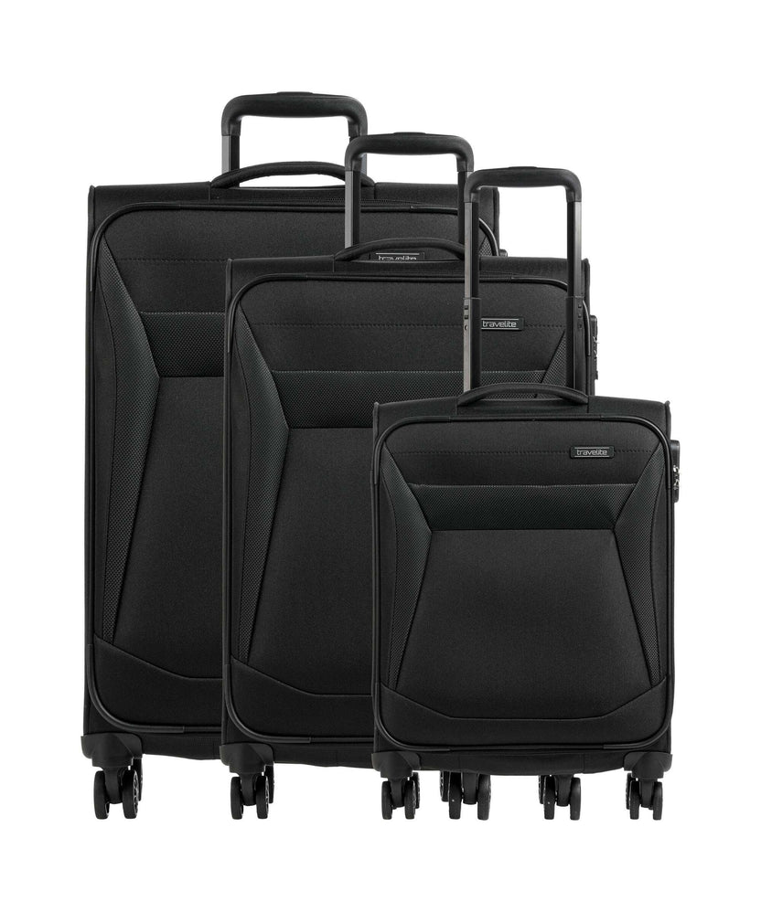 Travelite Chios Suitcase set (4 wheels) schwarz