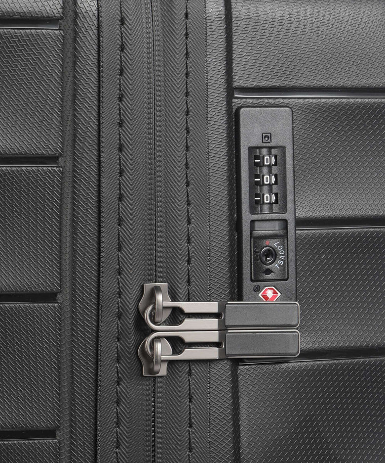 Travelite Mooby Spinner (4 wheels) schwarz