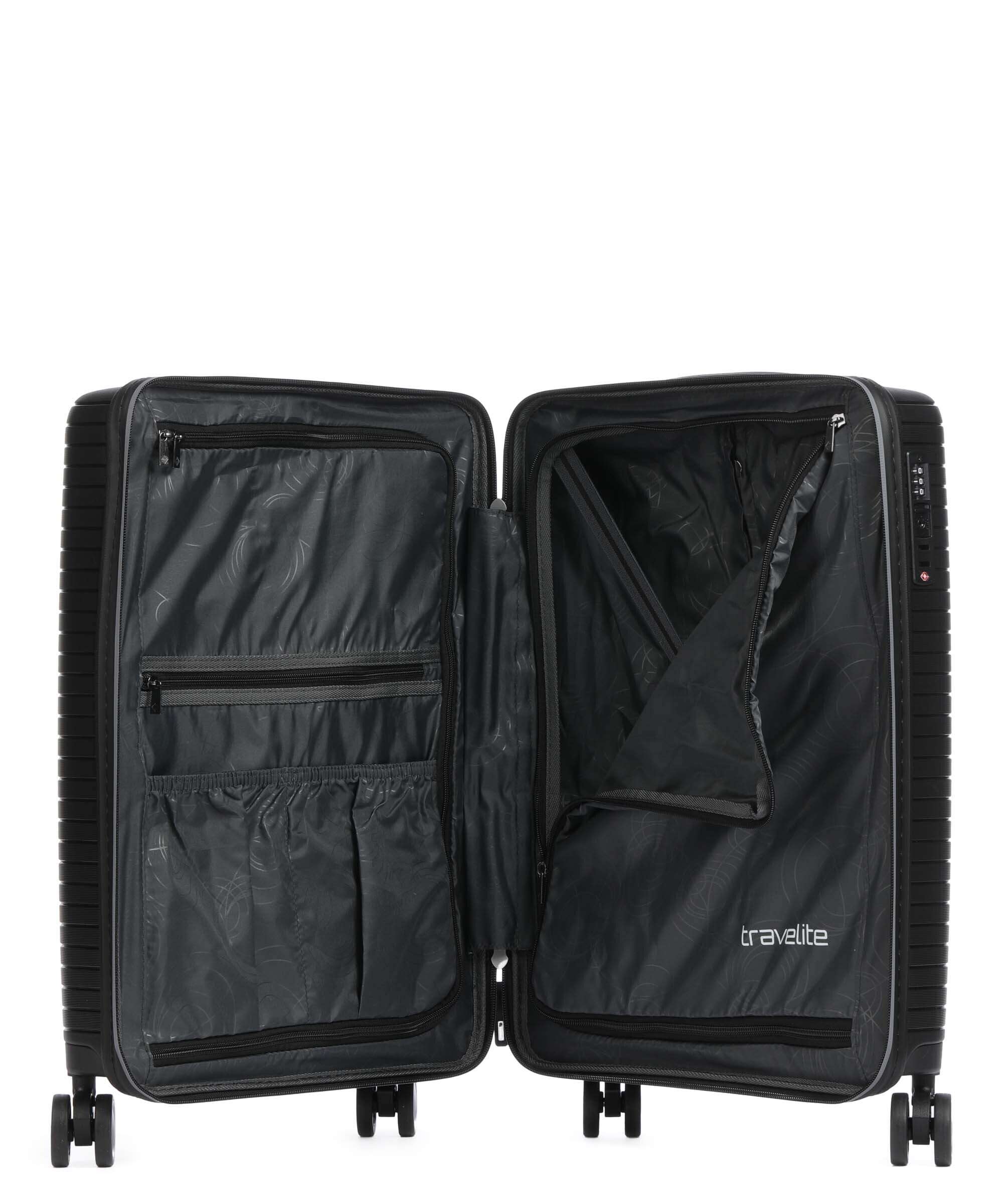 Travelite Orbita Spinner (4 wheels) schwarz