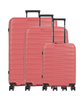 Travelite Mooby Juego de maletas (4 ruedas) rot